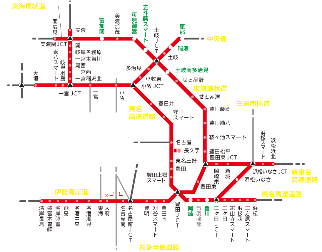 図：エリアマップ