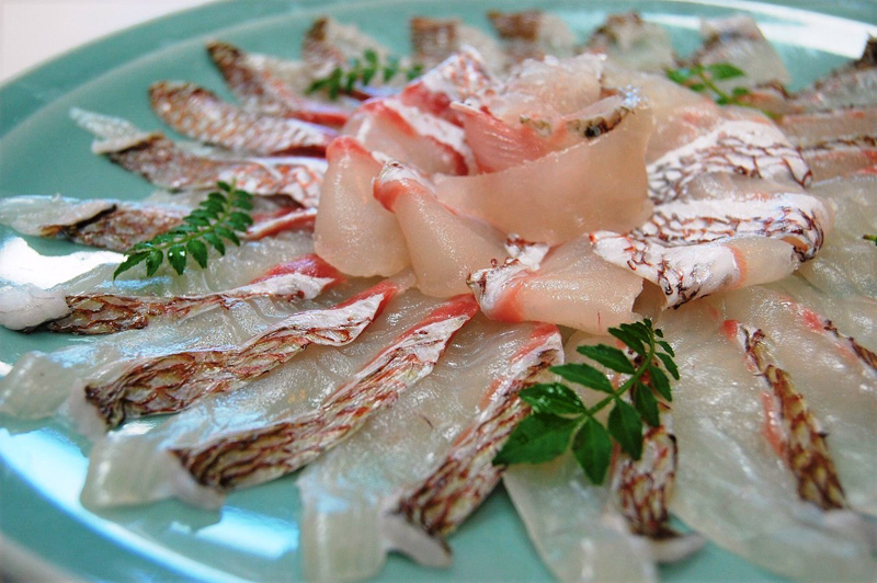 一志温泉食事/鯛しゃぶコース