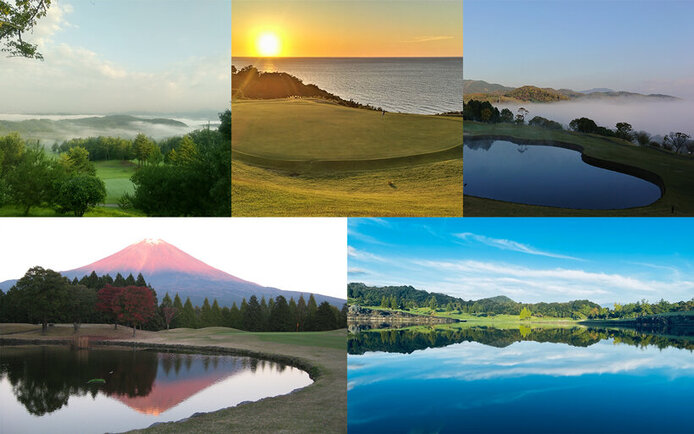 心が整う絶景へ。水鏡・雲海・朝もや・富士山・日本海の夕日が楽しめる、景観自慢のゴルフ場5選