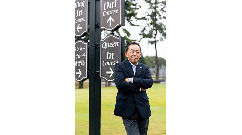 アコーディア・ゴルフのエリアコースマネジャー、瀧口悟。