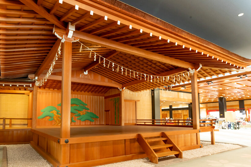 エクセレントゴルフクラブ 伊勢大鷲コース・クラブハウス内に設けられた能舞台