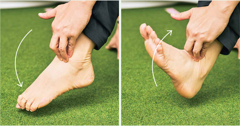 自宅&ゴルフ場でもできる! 足首の簡単ヘルスケア