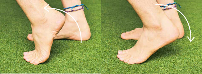 自宅&ゴルフ場でもできる! 足首の簡単ヘルスケア