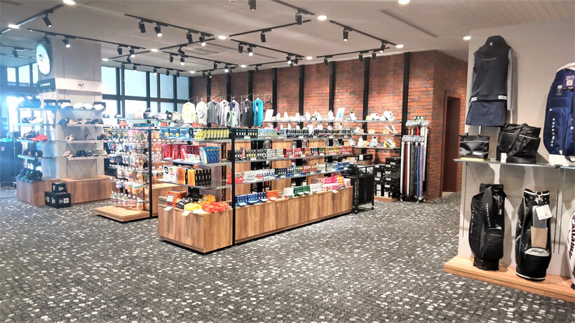 皆川城カントリークラブのショップ