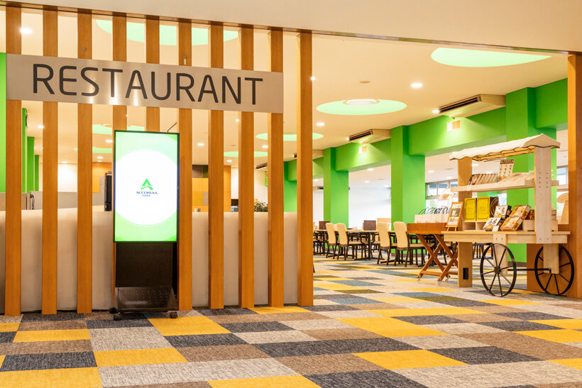 リニューアルした加茂カントリークラブのレストラン