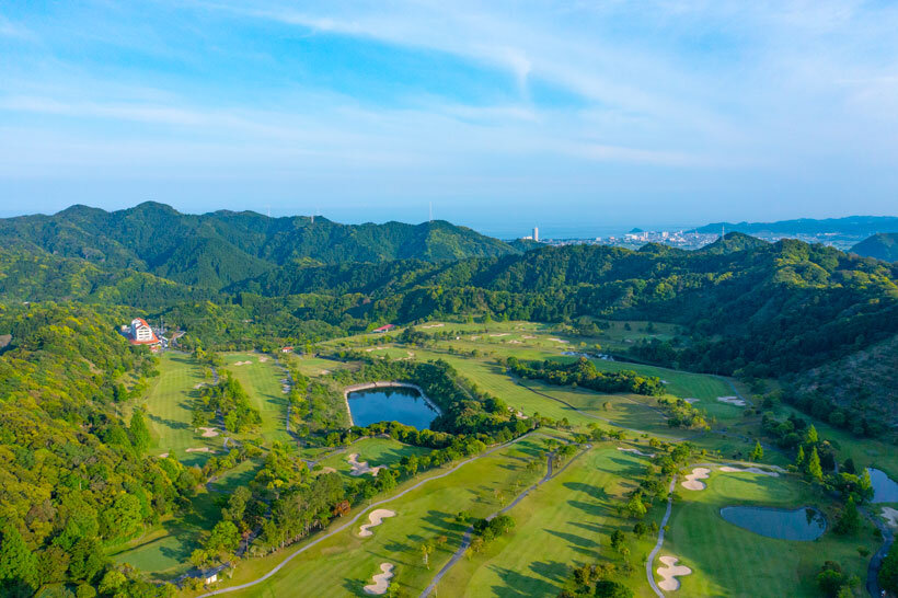 鴨川カントリークラブの全景