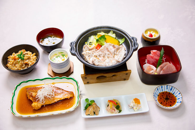 鴨川カントリークラブの夕食