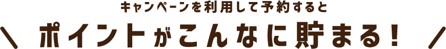 アコーディアWebのキャンペーンを利用して予約するとポイントがこんなに貯まる!